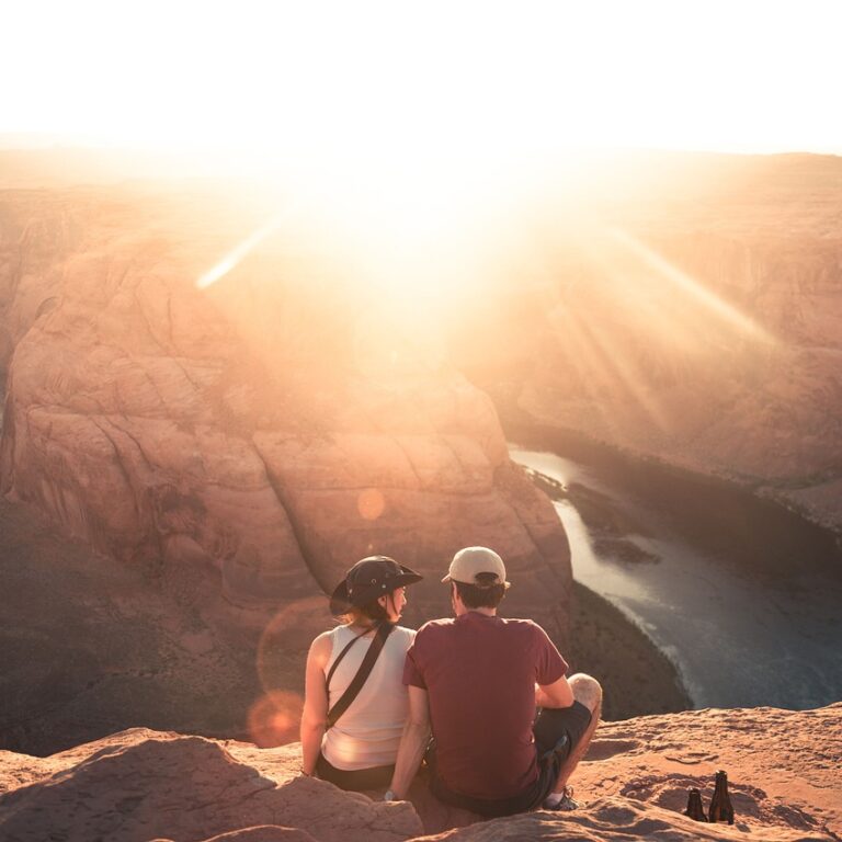 couple, canyon, sunrise, nature, hikers, hiking, travel, man, woman, sunlight, sunshine, horseshoe bend, arizona, couple, couple, couple, hiking, hiking, hiking, travel, travel, travel, travel, travel, sunshine, sunshine, sunshine, arizona